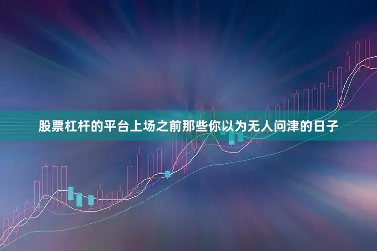 股票杠杆的平台上场之前那些你以为无人问津的日子